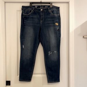 crown and ivy curvy skinny jeans size 22W